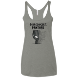 T-Shirts Venetian Grey / X-Small Schrodingers Panther Women's Triblend Racerback Tank