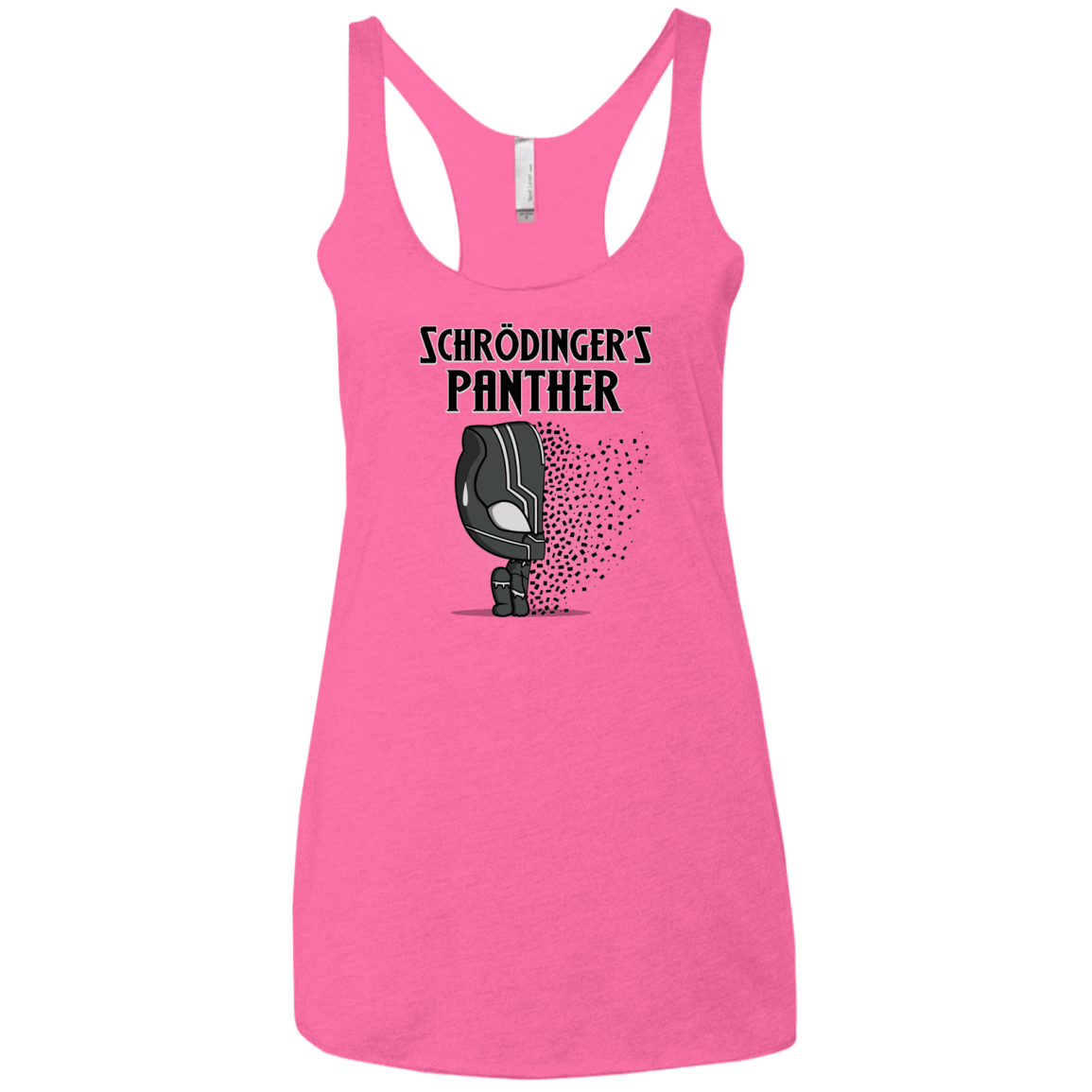 Schrodingers Panther Women's Triblend Racerback Tank