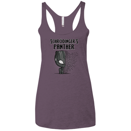T-Shirts Vintage Purple / X-Small Schrodingers Panther Women's Triblend Racerback Tank