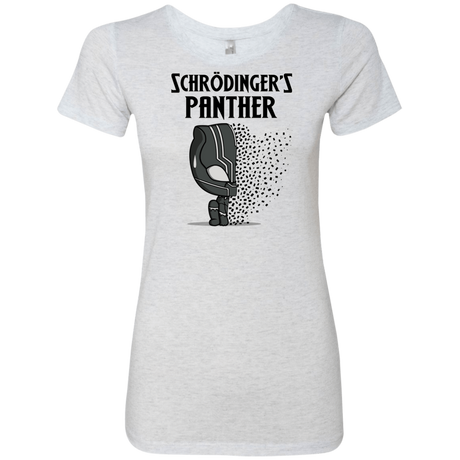T-Shirts Heather White / S Schrodingers Panther Women's Triblend T-Shirt