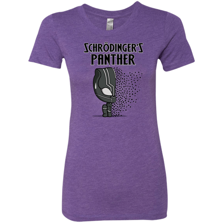 T-Shirts Purple Rush / S Schrodingers Panther Women's Triblend T-Shirt