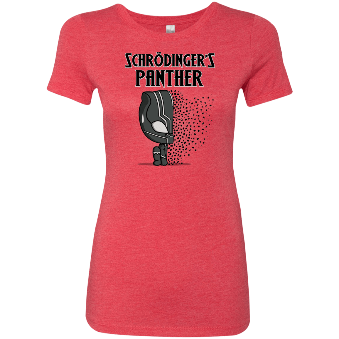 T-Shirts Vintage Red / S Schrodingers Panther Women's Triblend T-Shirt