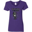 T-Shirts Purple / S Schrodingers Panther Women's V-Neck T-Shirt