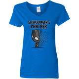 T-Shirts Royal / S Schrodingers Panther Women's V-Neck T-Shirt