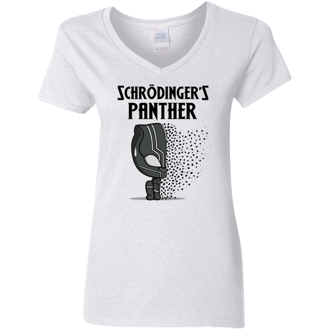 Schrodingers Panther Women's V-Neck T-Shirt