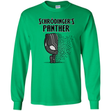 T-Shirts Irish Green / YS Schrodingers Panther Youth Long Sleeve T-Shirt