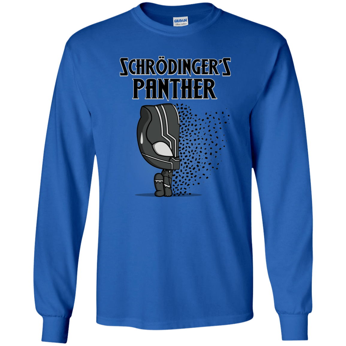 T-Shirts Royal / YS Schrodingers Panther Youth Long Sleeve T-Shirt