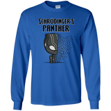 T-Shirts Royal / YS Schrodingers Panther Youth Long Sleeve T-Shirt