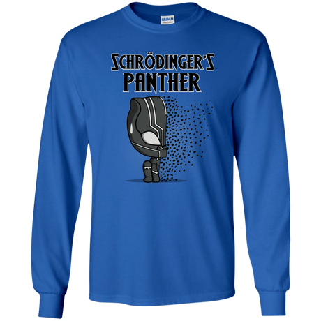 T-Shirts Royal / YS Schrodingers Panther Youth Long Sleeve T-Shirt