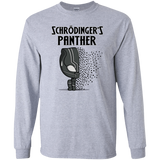 T-Shirts Sport Grey / YS Schrodingers Panther Youth Long Sleeve T-Shirt