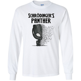 T-Shirts White / YS Schrodingers Panther Youth Long Sleeve T-Shirt