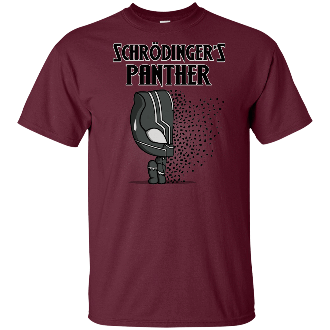 T-Shirts Maroon / YXS Schrodingers Panther Youth T-Shirt