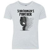 T-Shirts Heather White / YXS Schrodingers Panther Youth Triblend T-Shirt