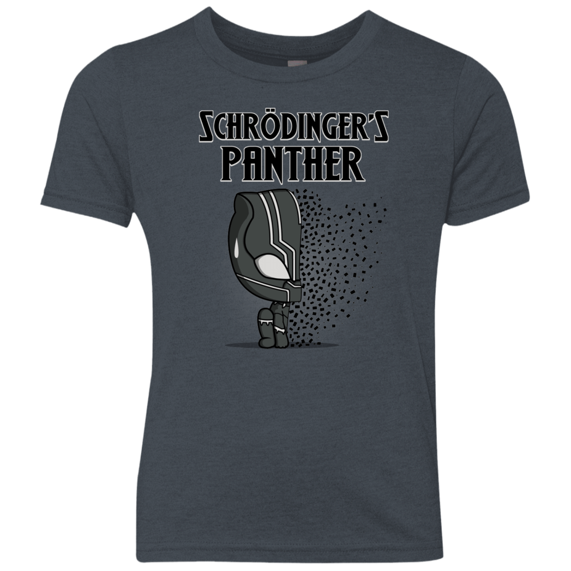 T-Shirts Vintage Navy / YXS Schrodingers Panther Youth Triblend T-Shirt