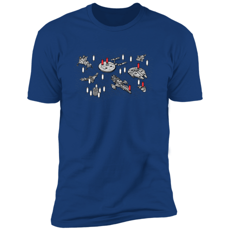 T-Shirts Royal / X-Small Sci-Fi Battleship Premium T-Shirt