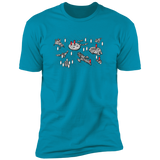 T-Shirts Turquoise / X-Small Sci-Fi Battleship Premium T-Shirt