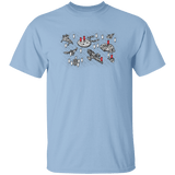 T-Shirts Light Blue / S Sci-Fi Battleship T-Shirt
