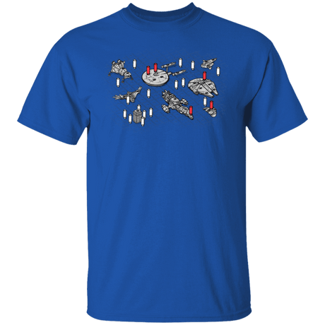 T-Shirts Royal / S Sci-Fi Battleship T-Shirt