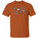 T-Shirts Texas Orange / S Sci-Fi Battleship T-Shirt