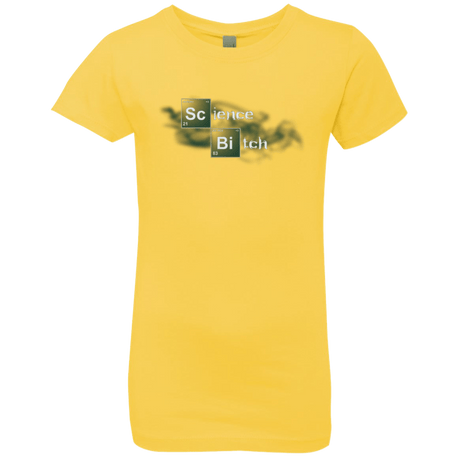 T-Shirts Vibrant Yellow / YXS Science Bitch Girls Premium T-Shirt