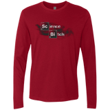 T-Shirts Cardinal / Small Science Bitch Men's Premium Long Sleeve