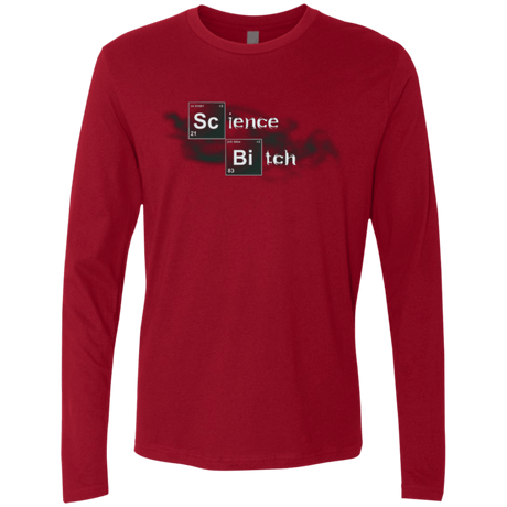 T-Shirts Cardinal / Small Science Bitch Men's Premium Long Sleeve