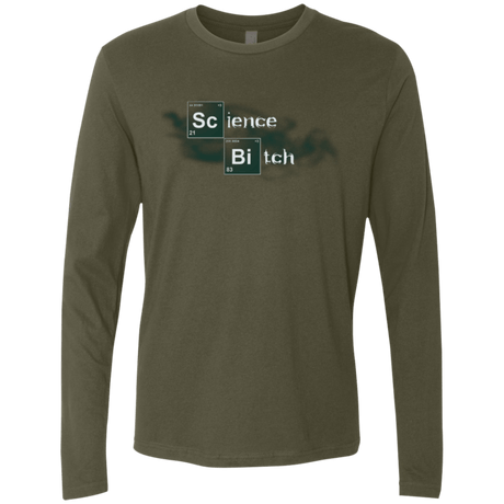 T-Shirts Military Green / Small Science Bitch Men's Premium Long Sleeve