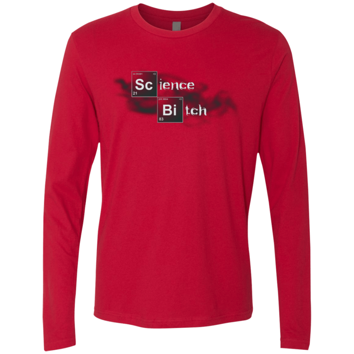 T-Shirts Red / Small Science Bitch Men's Premium Long Sleeve