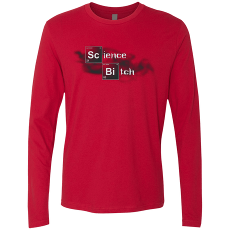 T-Shirts Red / Small Science Bitch Men's Premium Long Sleeve