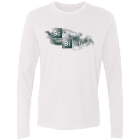 T-Shirts White / Small Science Bitch Men's Premium Long Sleeve