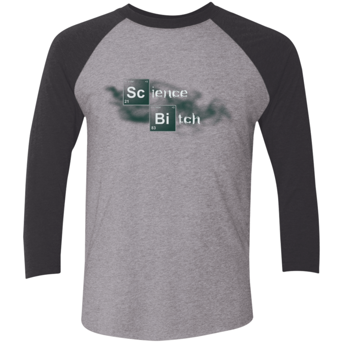 T-Shirts Premium Heather/ Vintage Black / X-Small Science Bitch Men's Triblend 3/4 Sleeve