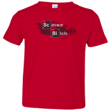 T-Shirts Red / 2T Science Bitch Toddler Premium T-Shirt