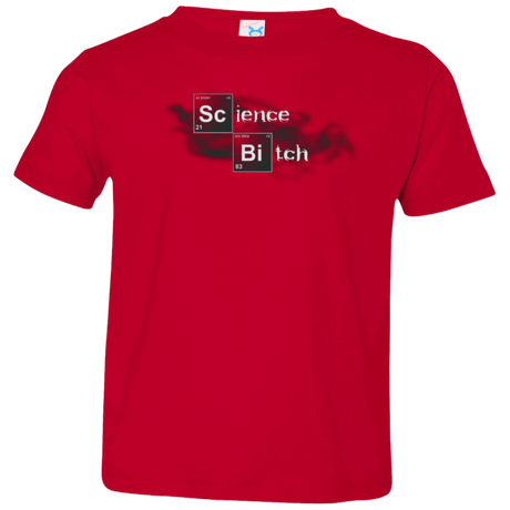 T-Shirts Red / 2T Science Bitch Toddler Premium T-Shirt