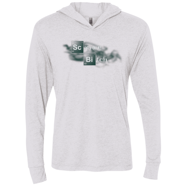 T-Shirts Heather White / X-Small Science Bitch Triblend Long Sleeve Hoodie Tee
