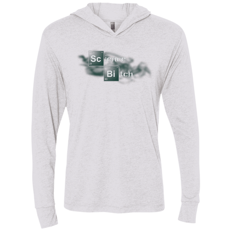 T-Shirts Heather White / X-Small Science Bitch Triblend Long Sleeve Hoodie Tee
