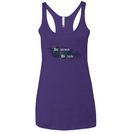 T-Shirts Purple / X-Small Science Bitch Women's Triblend Racerback Tank