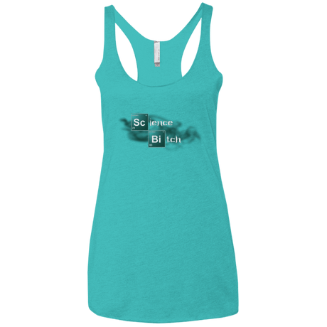 T-Shirts Tahiti Blue / X-Small Science Bitch Women's Triblend Racerback Tank