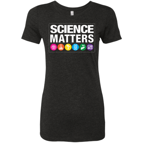 T-Shirts Vintage Black / S Science Matters Women's Triblend T-Shirt