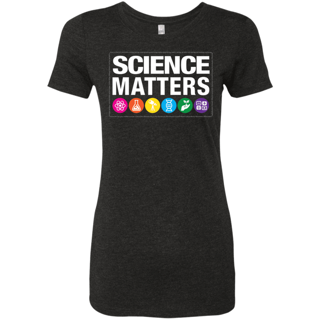 T-Shirts Vintage Black / S Science Matters Women's Triblend T-Shirt