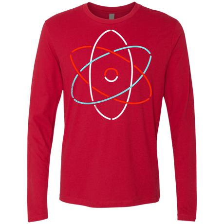 T-Shirts Red / S Science Men's Premium Long Sleeve
