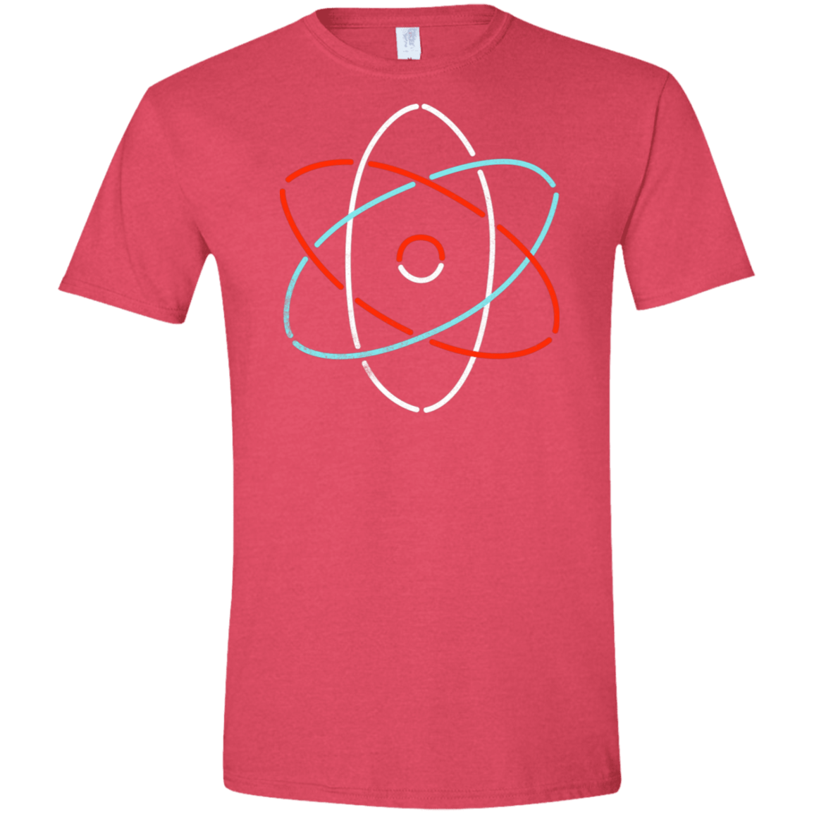 T-Shirts Heather Red / S Science Men's Semi-Fitted Softstyle