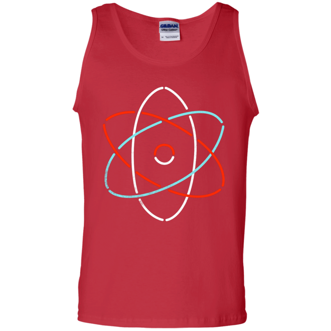 T-Shirts Red / S Science Men's Tank Top