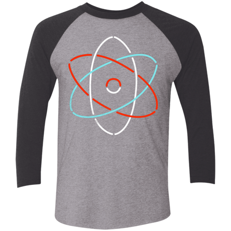 T-Shirts Premium Heather/Vintage Black / X-Small Science Men's Triblend 3/4 Sleeve