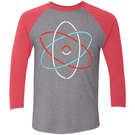 T-Shirts Premium Heather/Vintage Red / X-Small Science Men's Triblend 3/4 Sleeve