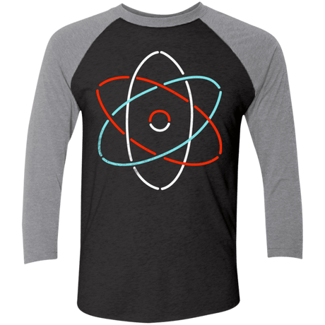 T-Shirts Vintage Black/Premium Heather / X-Small Science Men's Triblend 3/4 Sleeve