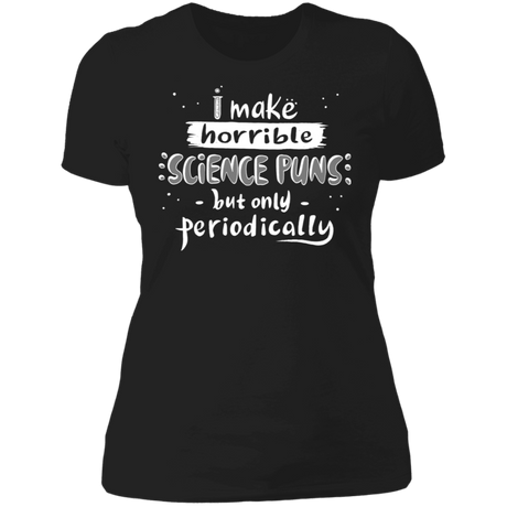T-Shirts Black / X-Small Science Puns Women's Premium T-Shirt
