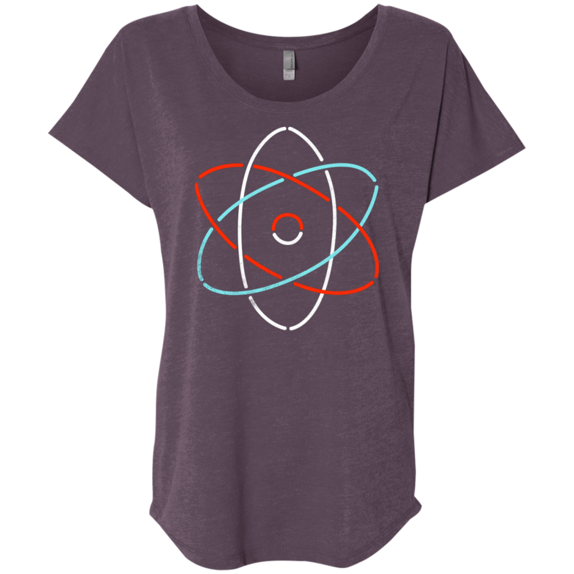T-Shirts Vintage Purple / X-Small Science Triblend Dolman Sleeve