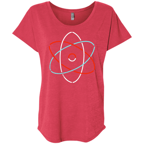 T-Shirts Vintage Red / X-Small Science Triblend Dolman Sleeve