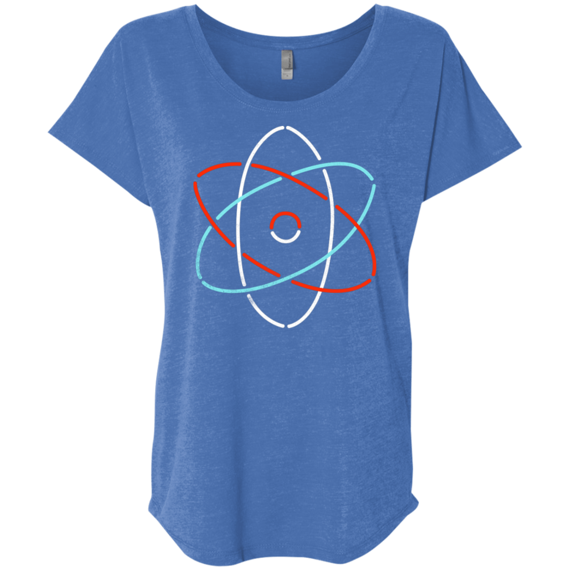 T-Shirts Vintage Royal / X-Small Science Triblend Dolman Sleeve