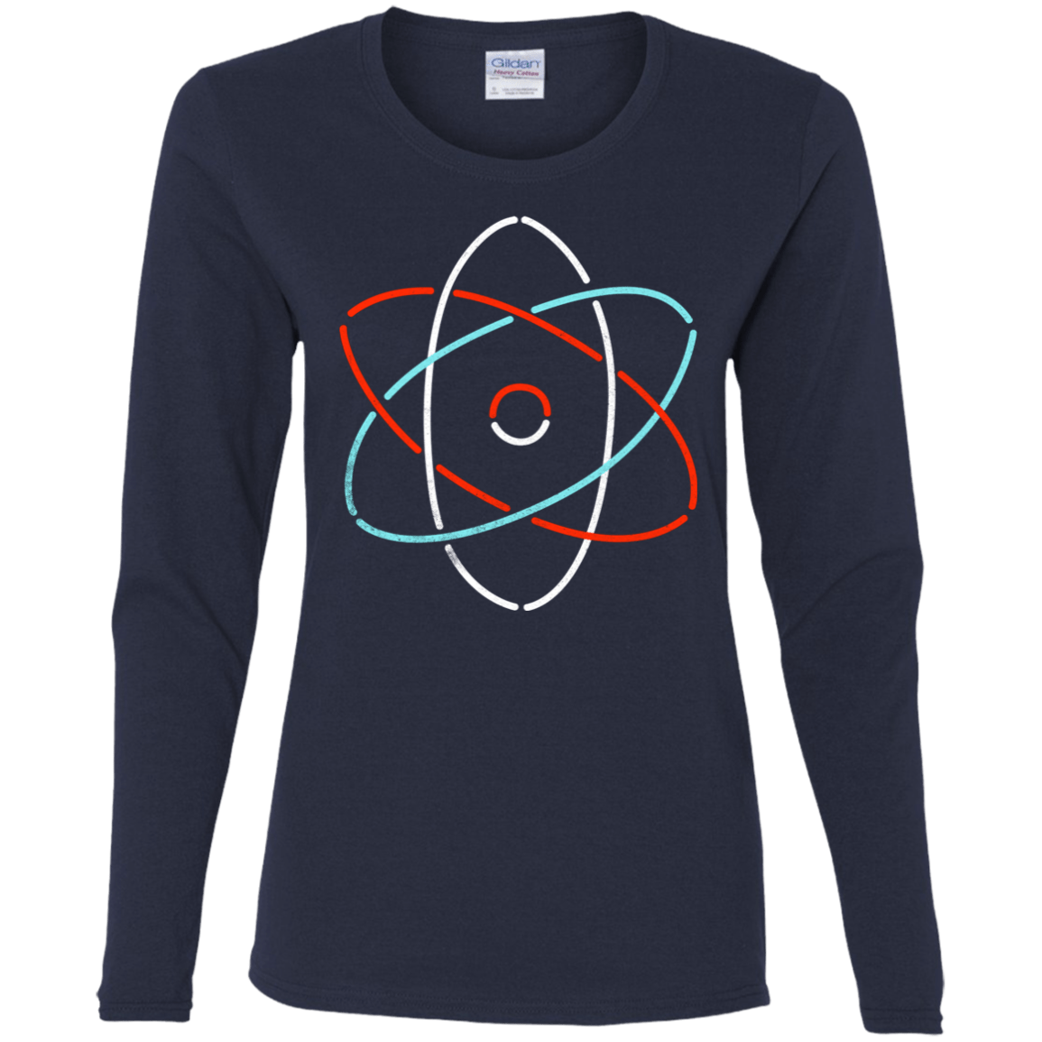 T-Shirts Navy / S Science Women's Long Sleeve T-Shirt